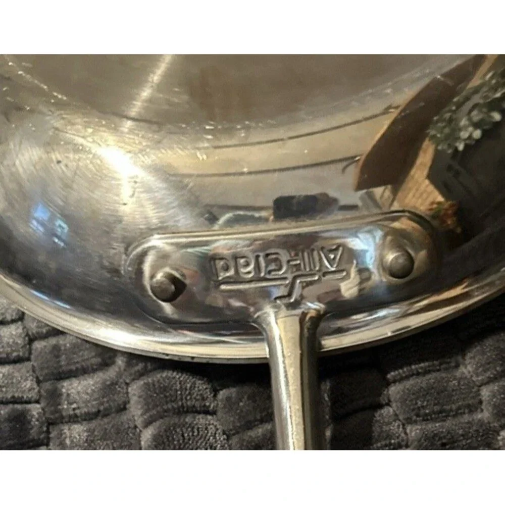 All Clad 10 inch Frying Pan D3 Stainless Steel Made In USA Saute Pan READ